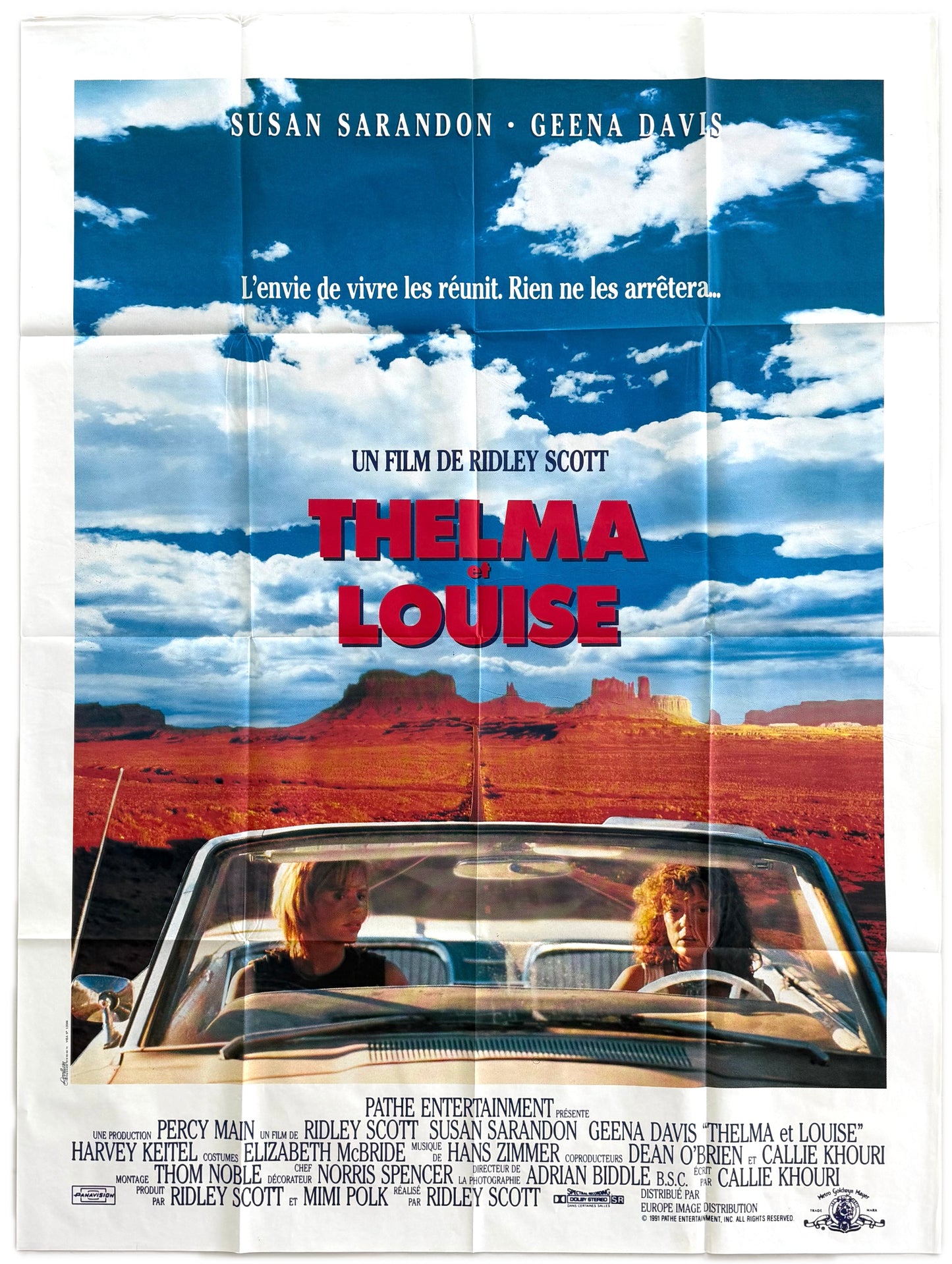 Original Thelma & Louise Cinema Poster, 1991