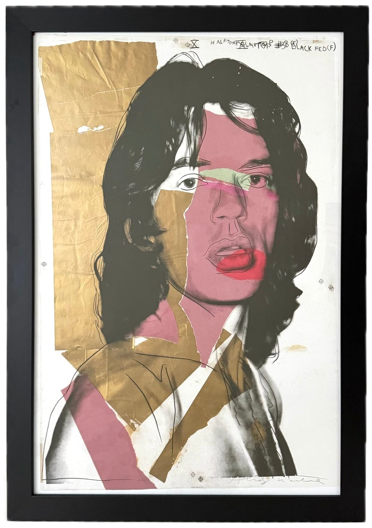 Andy Warhol Mick Jagger Poster - Original – Suto Gallery