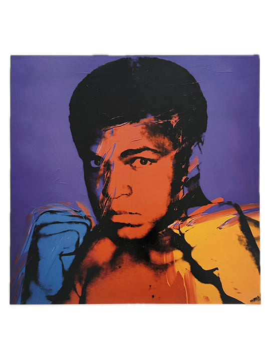 Andy Warhol, Muhammad Ali - Mystery Re-Print Poster