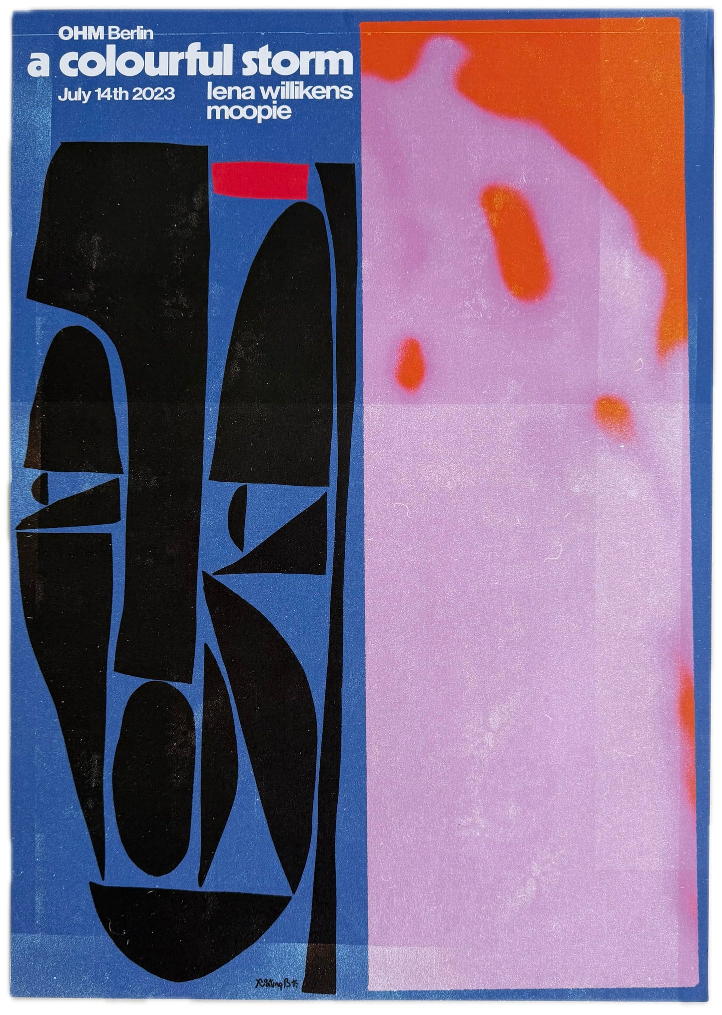 Original “A Colourful Storm” Poster, 2023