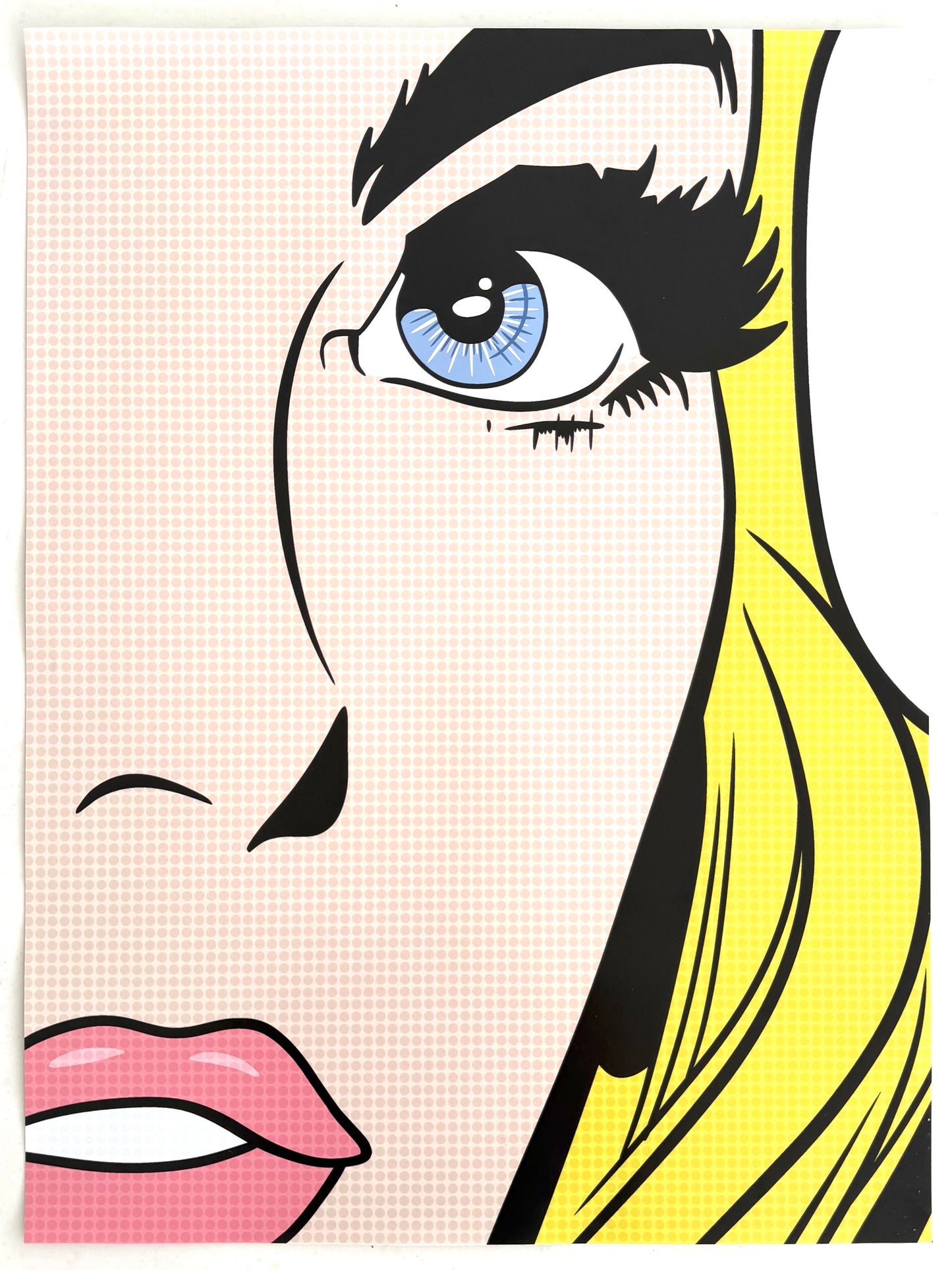 Roy Lichtenstein Mystery Re-Print Poster