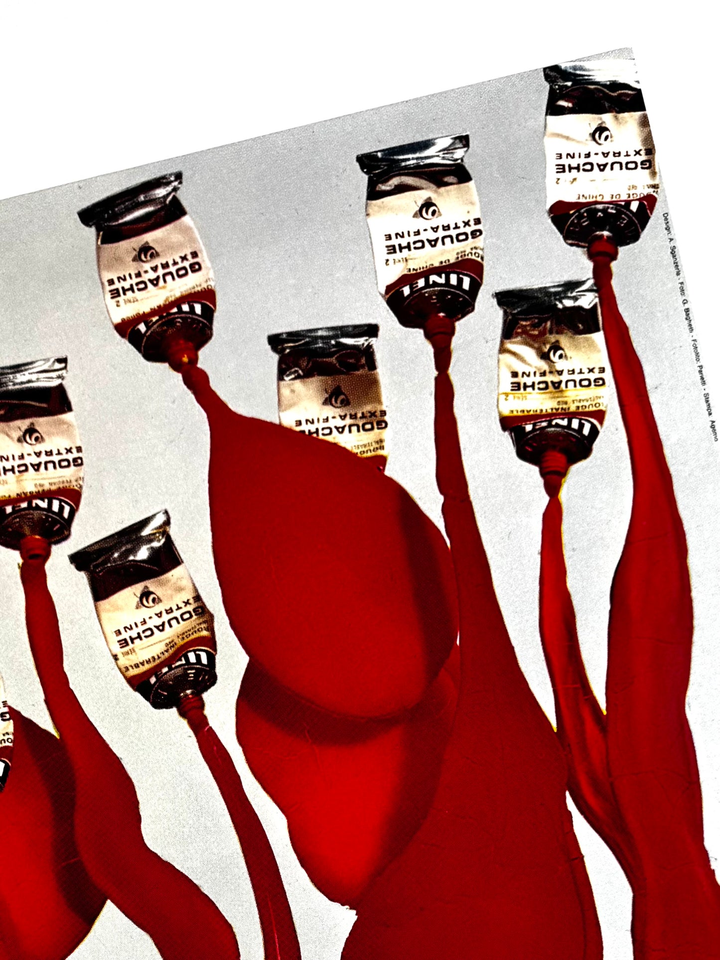 Original Vintage Arman Poster – Galeria Arte Borgogna, Milan (1971)