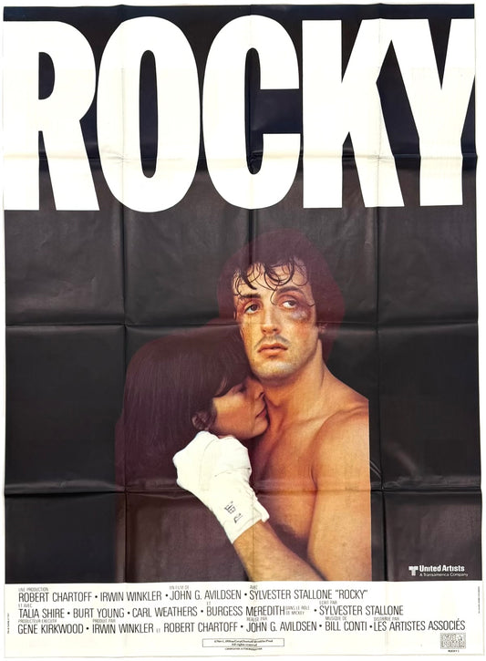Original Vintage Rocky Cinema Poster, 1976