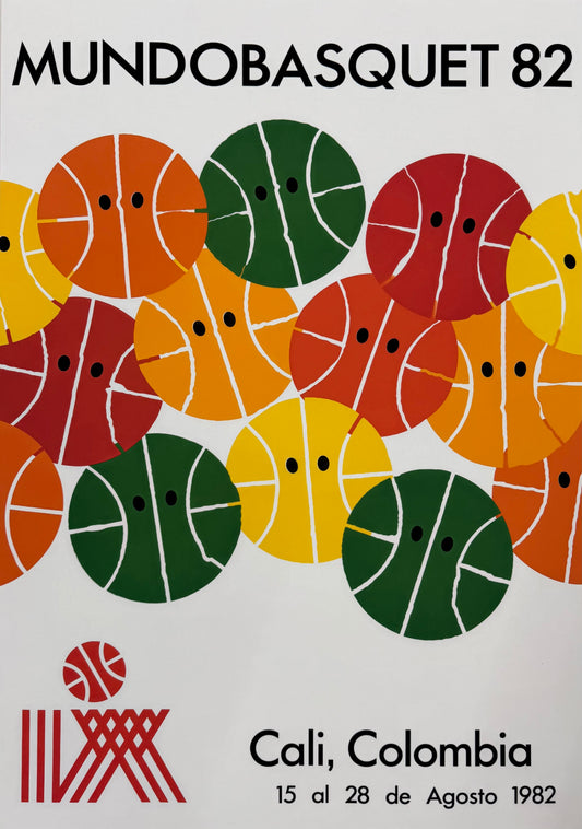 Dicken Castro Poster - Men's Basketball World Championship - 1982