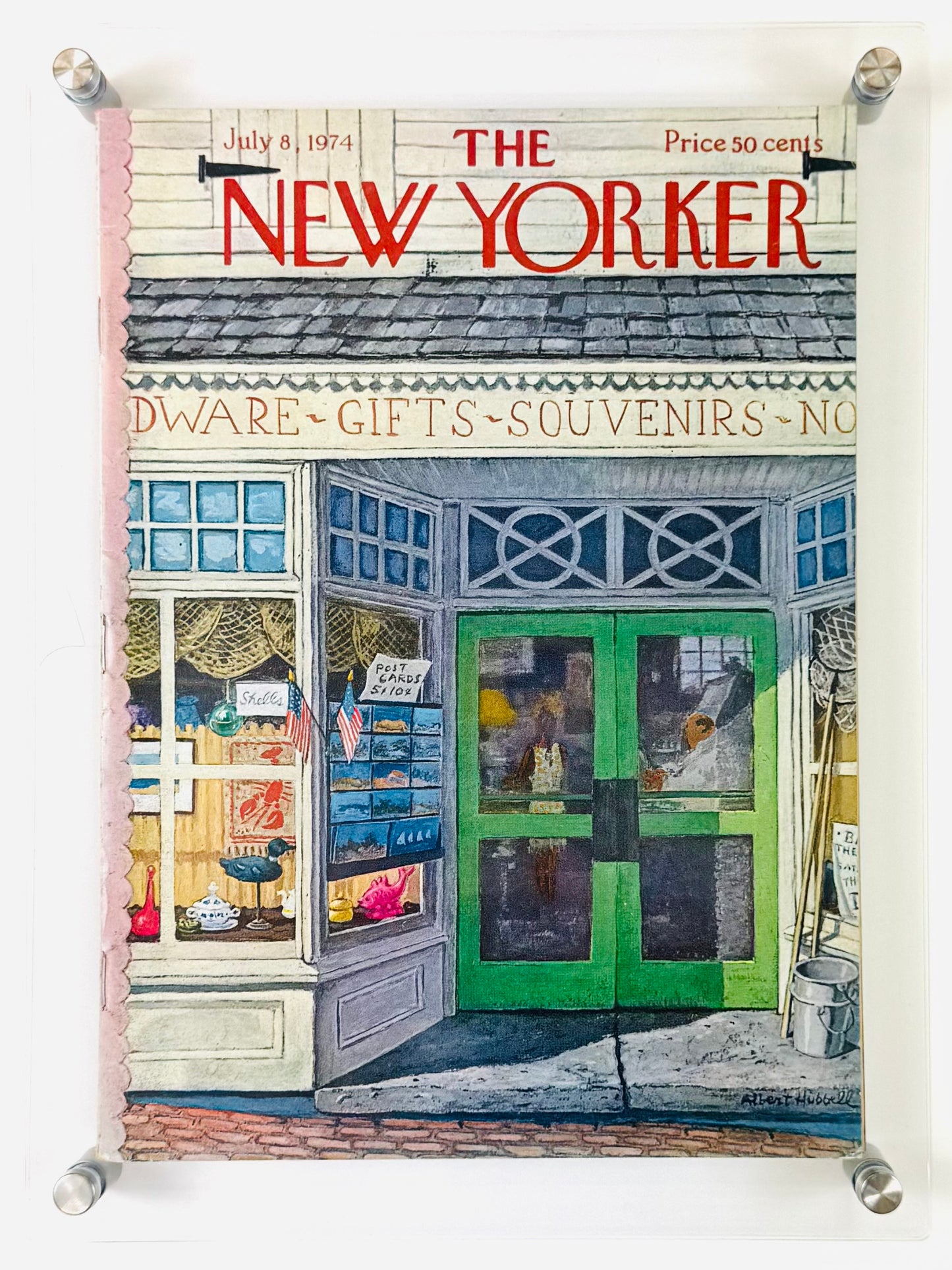 Framed Vintage The New Yorker Magazine - July 8, 1974