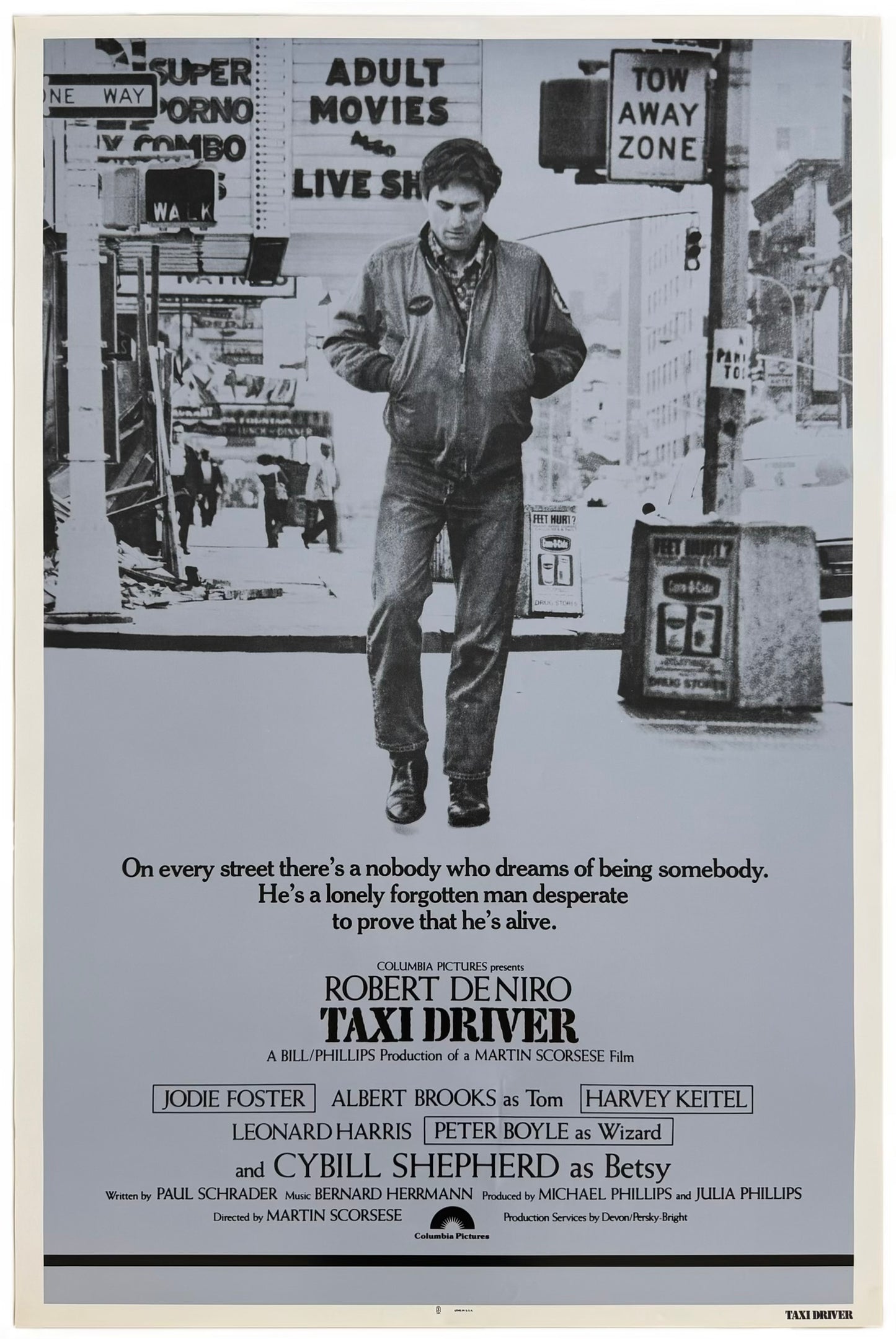Original Taxi Driver Cinema Poster, 1976