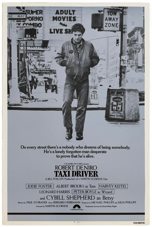 Original Taxi Driver Cinema Poster, 1976