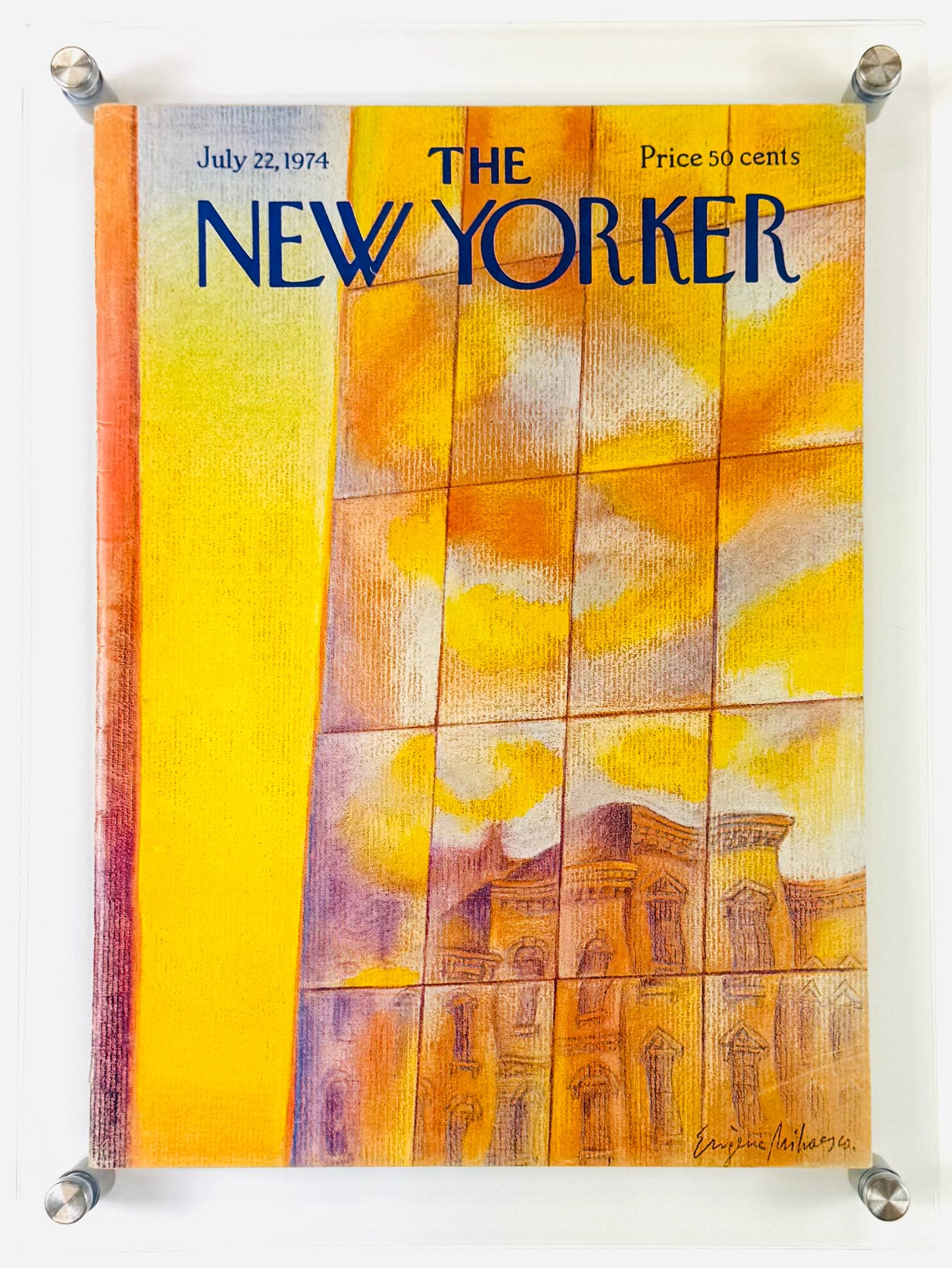 Framed Vintage The New Yorker Magazine - July 22, 1974