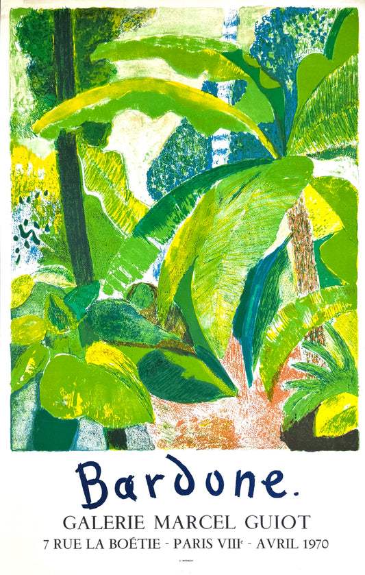 Guy Bardone Exhibition Poster, 1970