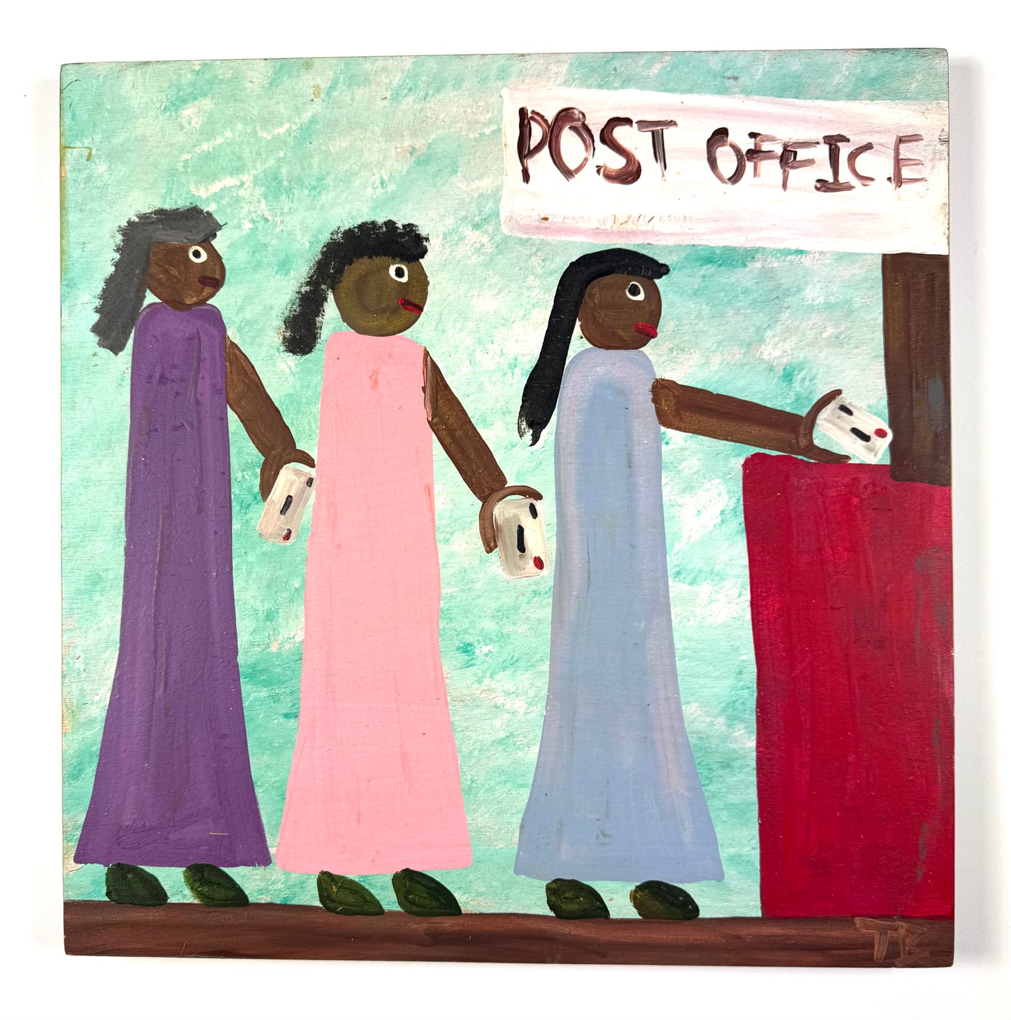 Tim Brown Painting - Post Office, 1980s