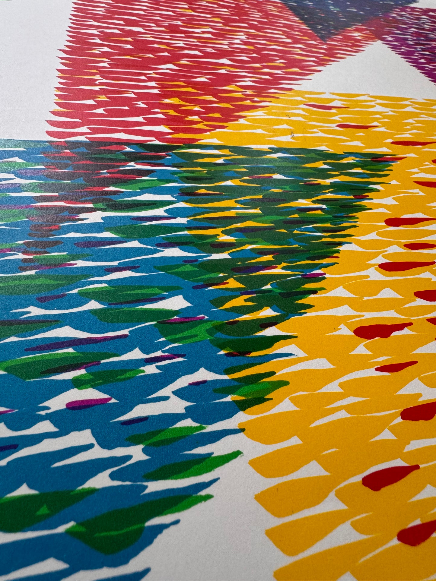 Original Piero Dorazio Lithograph 1987