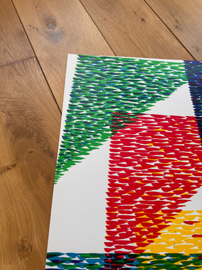 Original Piero Dorazio Lithograph 1987