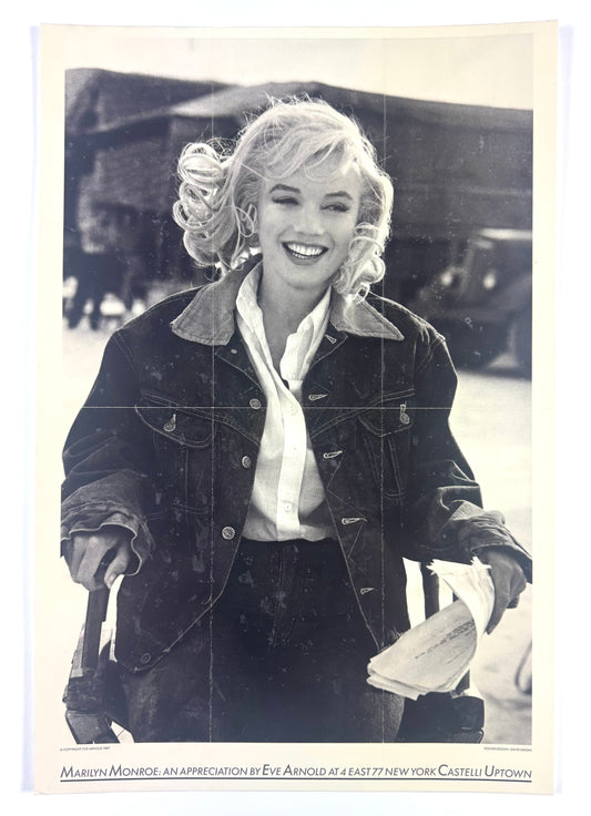Original Vintage Marilyn Monroe Poster - Eve Arnold, 1960