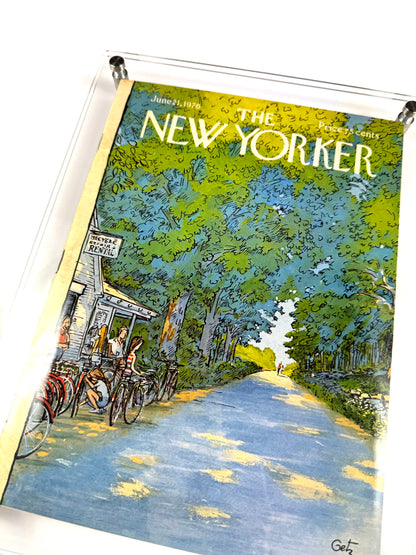 Framed Vintage The New Yorker Magazine - June 21, 1976