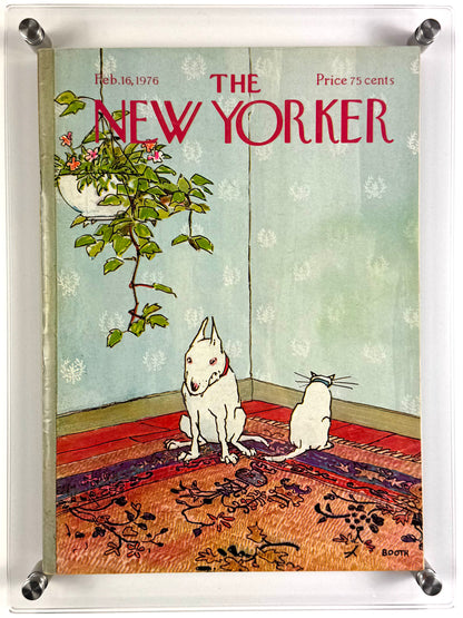 Framed Vintage The New Yorker Magazine - Feb. 16, 1976