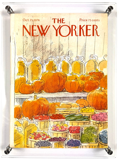 Framed Vintage The New Yorker Magazine - Oct. 25, 1976