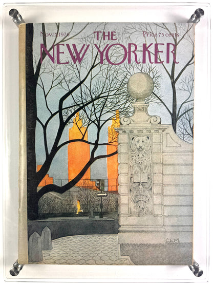 Framed Vintage The New Yorker Magazine - Nov. 15, 1976