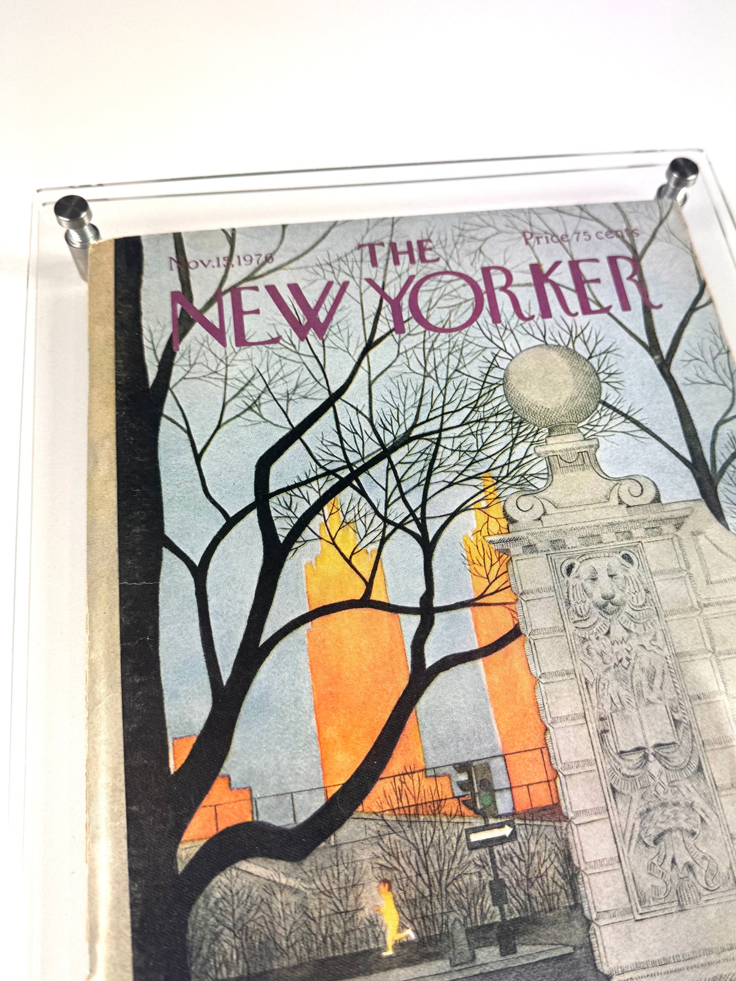 Framed Vintage The New Yorker Magazine - Nov. 15, 1976