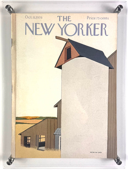 Framed Vintage The New Yorker Magazine - Oct, 11, 1976