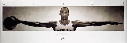 Original Vintage Nike ''wings'' Poster - Michael Jordan, 1987