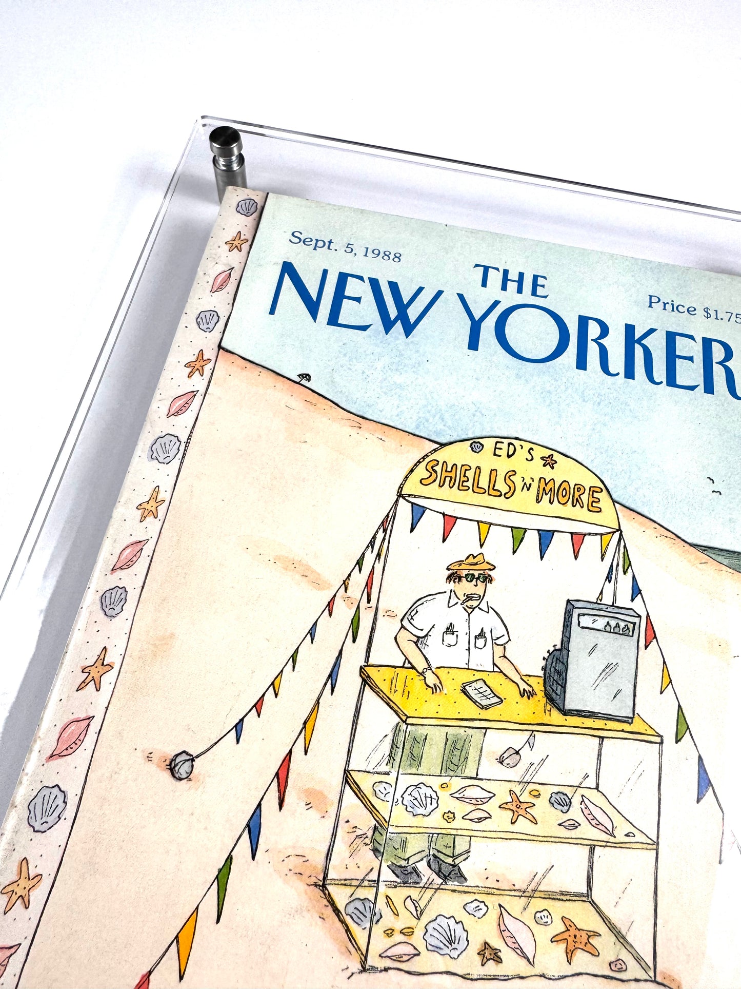 Framed Vintage The New Yorker Magazine, Sept. 5, 1988