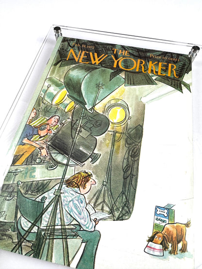 Framed Vintage The New Yorker Magazine, Feb. 19, 1972
