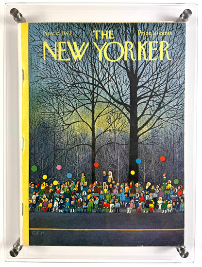 Framed Vintage The New Yorker Magazine, Nov. 25 1972
