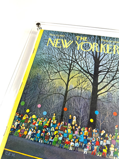 Framed Vintage The New Yorker Magazine, Nov. 25 1972