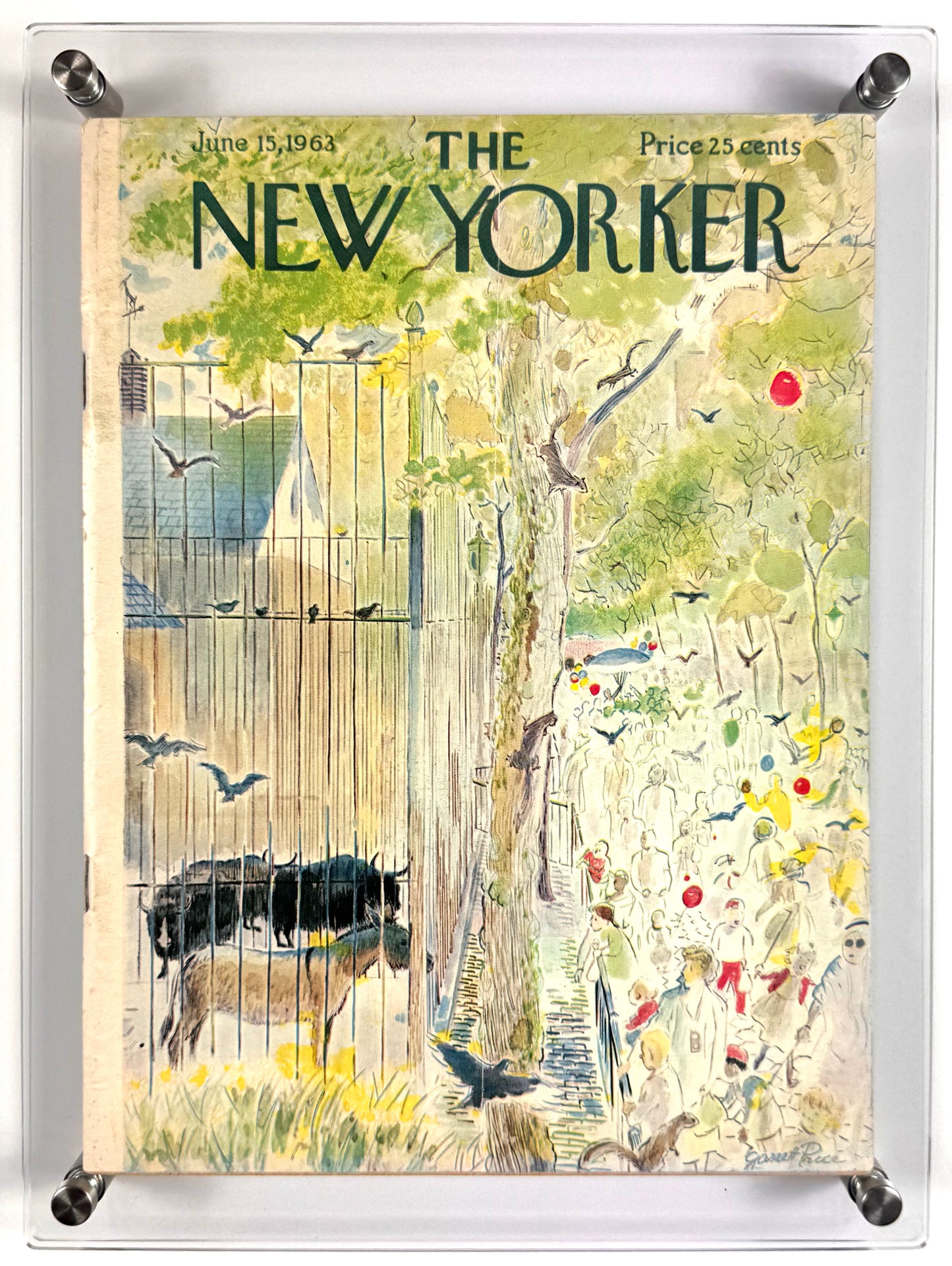 Framed Vintage The New Yorker Magazine, June 15, 1963