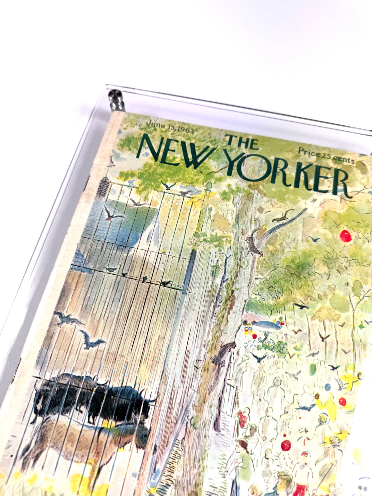 Framed Vintage The New Yorker Magazine, June 15, 1963