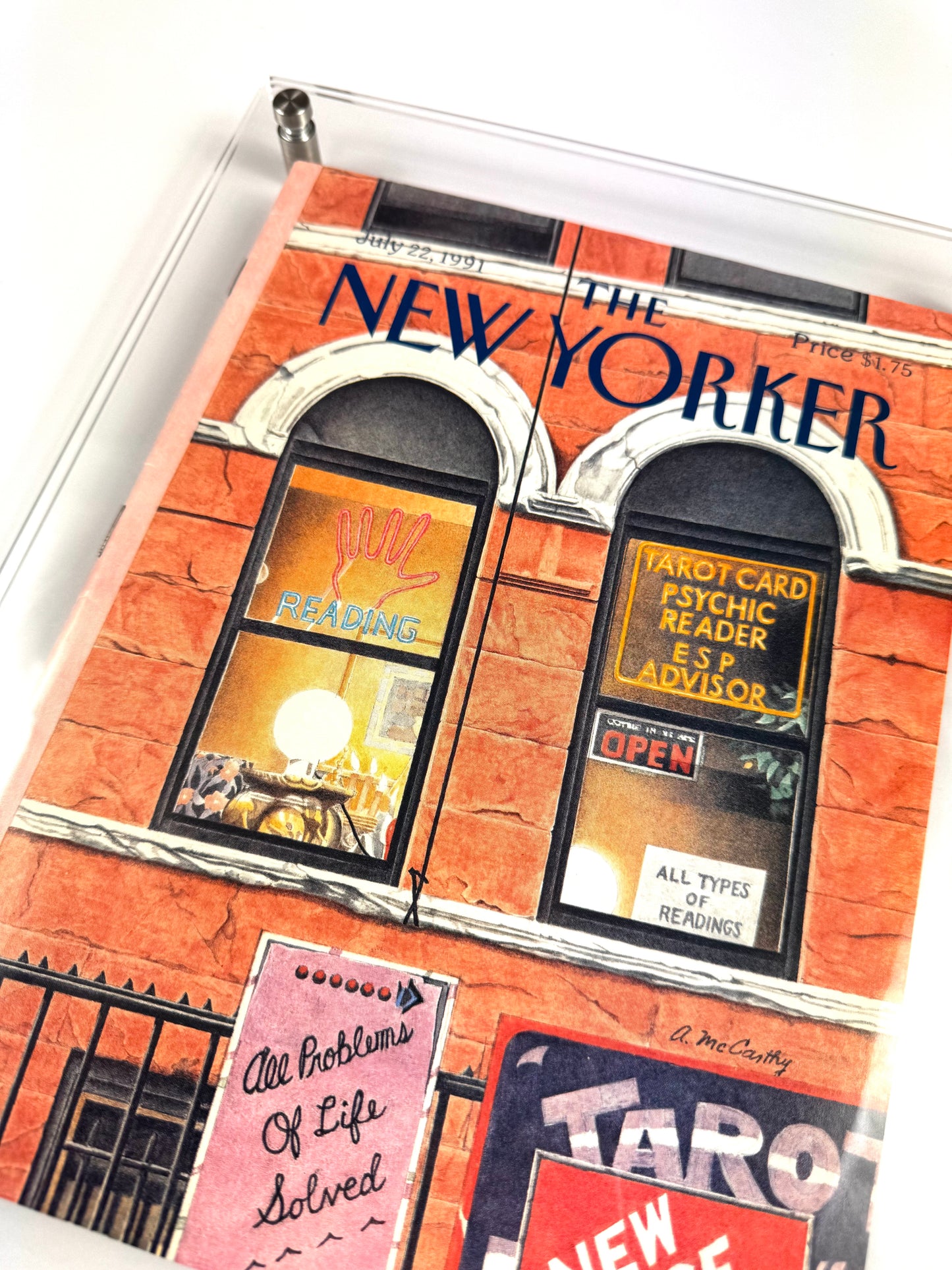 Framed Vintage The New Yorker Magazine, July 22, 1991