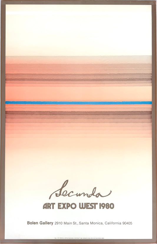 Original Vintage Arthur Secunda Poster | Art Expo West, 1980