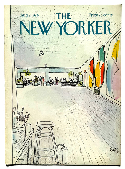 Framed Vintage The New Yorker Magazine - Aug. 2, 1976