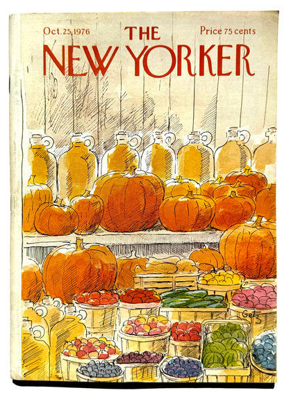 Framed Vintage The New Yorker Magazine - Oct. 25, 1976