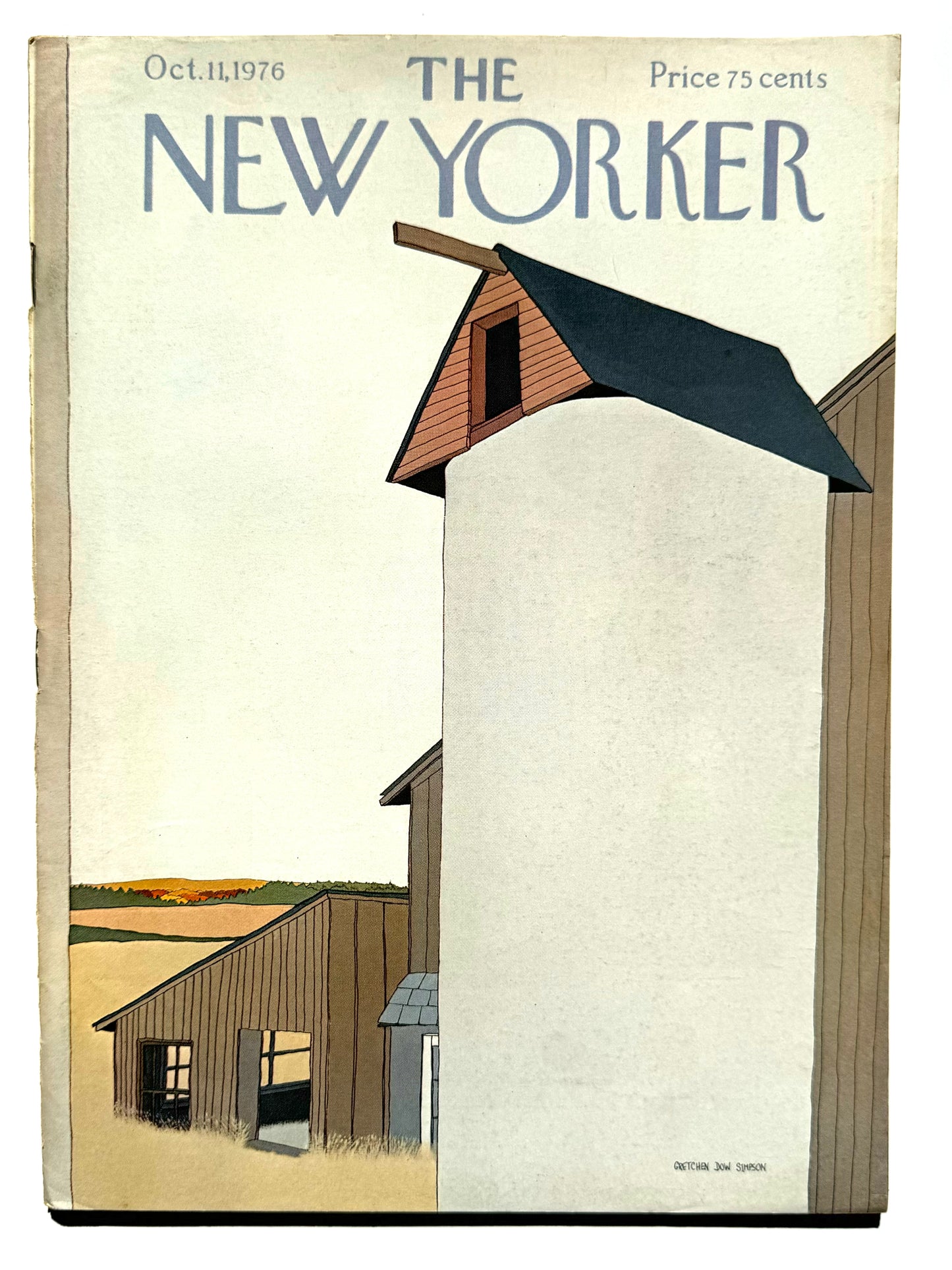 Framed Vintage The New Yorker Magazine - Oct, 11, 1976