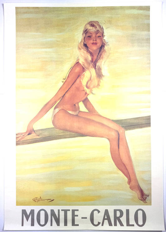 Original Jean Gabriel Domergue - Brigitte Bardot Poster / Affiche, 1970